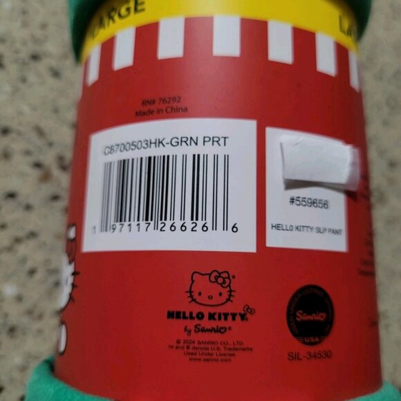 Hello Kitty Sanrio Sz Large Super Soft Fleece Pj Lounge Pants Christmas Winter - Picture 4 of 7